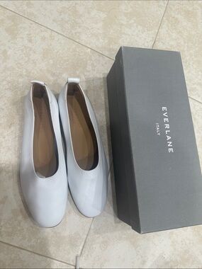 NWT Everlane The Glove Leather white Sz 5
